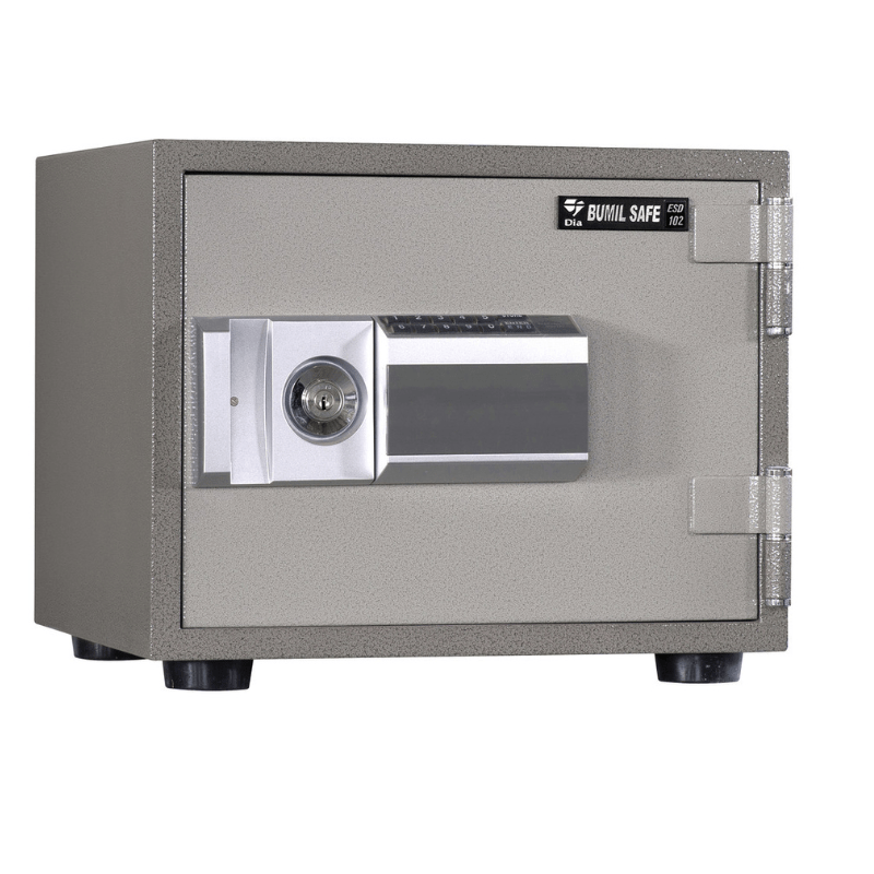 This is the Bumil Safe ESD 102 37KG Fireproof Home And Business Safe Box one of the best fireproof safe sold by Tech Store in Lebanon.