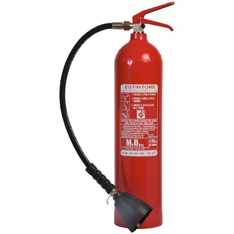 This is the FIRE EXTINGUISHER 5KG CO2 MANUAL one of the best fire extinguishers sold by Tech Store in Lebanon.