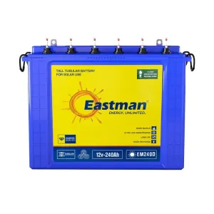This is the Eastman Tubular Battery 12V-240AH Deep Cycle used for solar installations