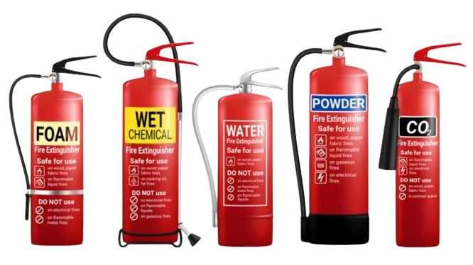 Introducing our Fire Extinguishers Collection including powder , co2 , Wet Chemical , Foam, Available at Tech Store Lebanon.