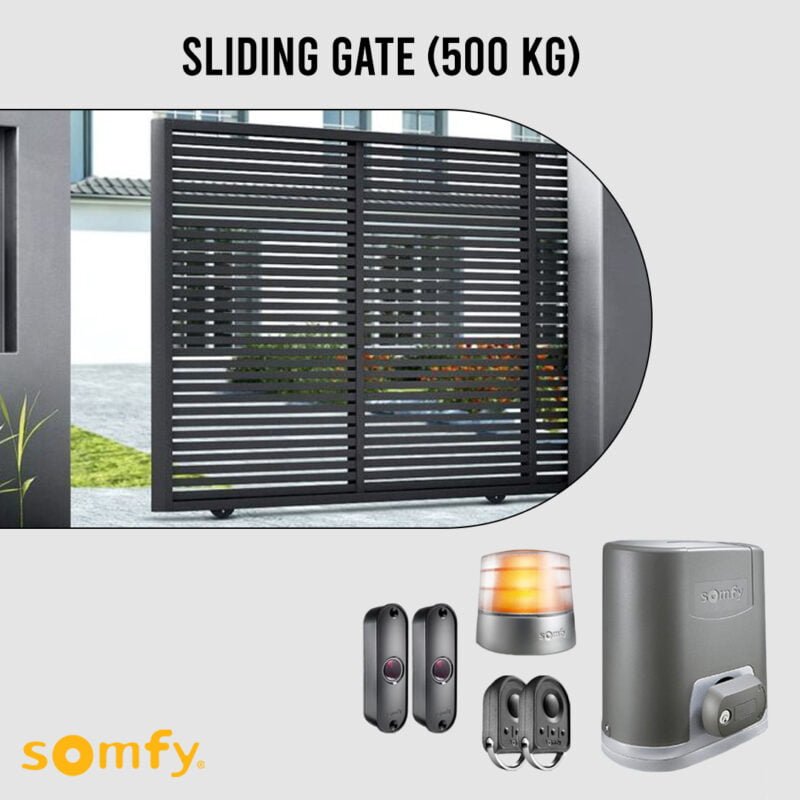This is the Somfy 500KG Sliding Gate Motor Kit Automatic Electric Door with Remote and is sold by Tech Store Lebanon.