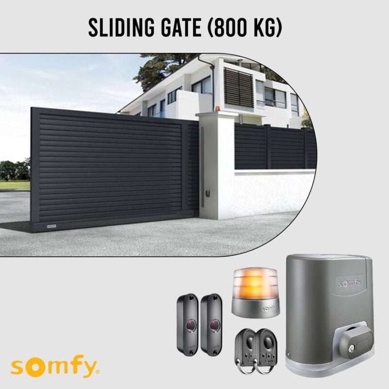This is the Somfy 800KG Sliding Gate Motor Kit Automatic Electric Door with Remote Kit and is sold by Tech Store Lebanon.