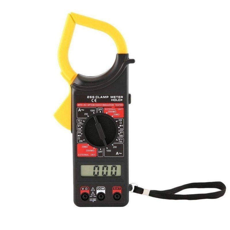 This is the Welion Dt-266 Clampmeter used during solar energy projects and is sold by Tech Store in Lebanon.