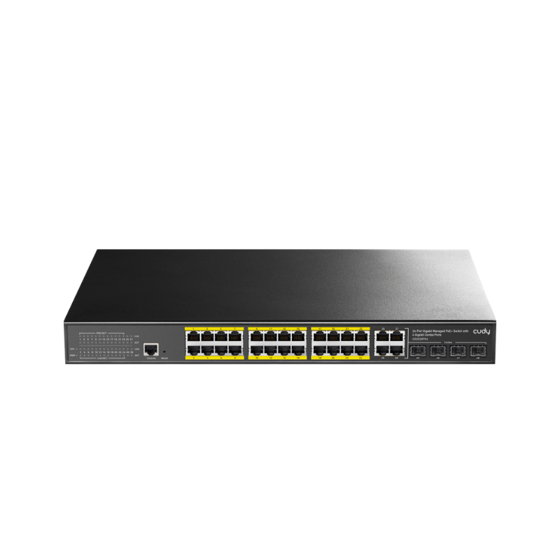 This is the Cudy 24-Port Gigabit Managed PoE+ Switch with 4 Gigabit Combo Ports 300W and it is sold by Tech Store Lebanon.