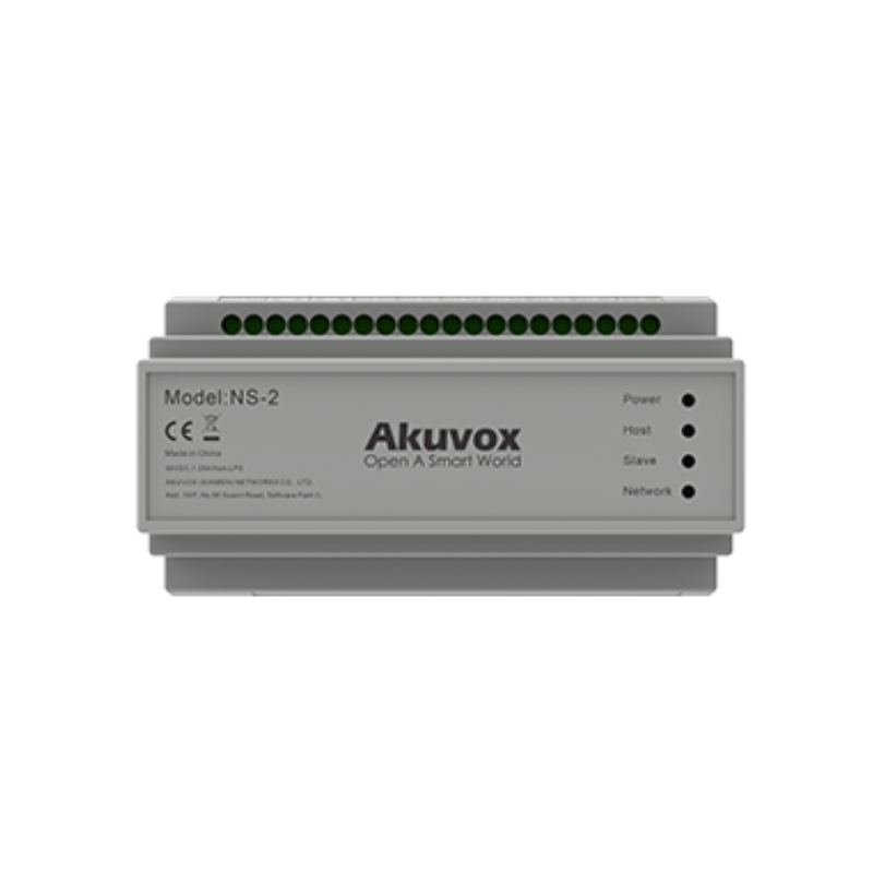 This is the Akuvox 2-Wire IP Switch used to install Akuvox devices and sold by Tech Store Lebanon
